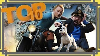 Top 10 Scenes  The Adventures of Tintin The Secret of the Unicorn [upl. by Omle672]