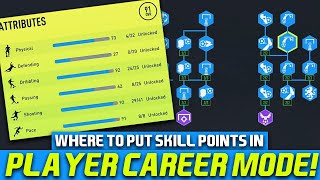 WHERE TO PUT SKILL POINTS IN FIFA 22 MY PLAYER CAREER MODE STRIKER [upl. by Iene824]