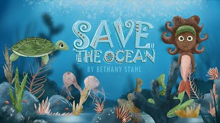 Save the Ocean by Bethany Stahl  Childrens Animated Audiobook  A Story About Recycling [upl. by Anatol]