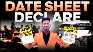 Nios Big Latest Updates April Exam 2024 Date Sheet Declared Theory amp Practical Tentative TMA Marks [upl. by Schaeffer]