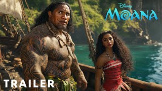 MOANA Live Action  Concept Trailer 2025 Zendaya Dwayne Johnson  Disney [upl. by Beffrey791]