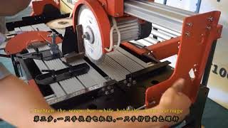 Foison tile cutterhow to change blade and adjust laser amp blade angle [upl. by Oirramaj]