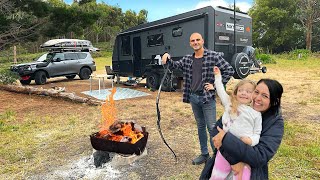 DAY 5 LIVING IN THE CARAVAN  Riverside Campsite Return [upl. by Tamer]