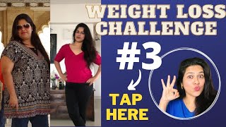 Weightloss Challenge for Beginners  Lose 35 Kg Quickly  How to Lose Weight Fast Hindi  Part 3 [upl. by Isabella566]