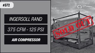 INGERSOLL RAND XP375  aircompressormachine usa [upl. by Yentihw626]