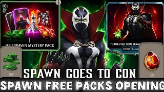 Spawn Free Tormented Soul Spawn Packs amp AdWatch Rewards Hellspawn Mystery Pack MK Mobile [upl. by Yacano]