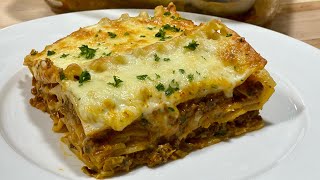 LA RECETTE DES LASAGNES AU BŒUF HACHÉ ET À LA SAUCE ROSÉE👩🏻‍🍳 Deli Cuisine [upl. by Magena]