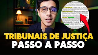 COMO ESTUDAR PARA CONCURSOS DE TRIBUNAIS DE JUSTIÇA  PASSO A PASSO [upl. by Derward]