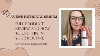 New Avène RetrinAL Serum Review [upl. by Pentheas750]