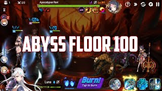 AFTER 6 LONG YEARS I FINALLY CLEARED ABYSS FLOOR 100  EPIC SEVEN 第七史诗 [upl. by Areit]