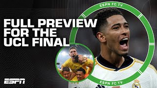 FULL PREVIEW amp PREDICTIONS Champions League Final 🏆 Borussia Dortmund vs Real Madrid  ESPN FC [upl. by Karney49]