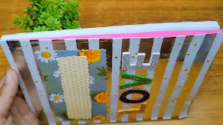 How to make Journal Diary at Home📘  DIY Handmade Diary 📒  Craft Idea [upl. by Ssalguod403]