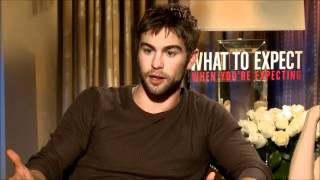 Chace Crawford on Preparing for quotWhat to Expect When Youre Expectingquot  Exclusive [upl. by Yebba]