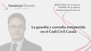 La guardia y custodia compartida en el Codi Civil Català [upl. by Caron491]