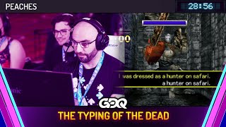 The Typing of the Dead by peaches in 2856  Awesome Games Done Quick 2024 [upl. by Awuhsoj]