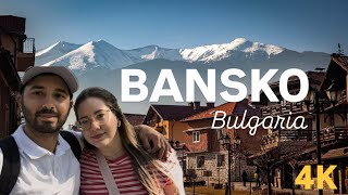 Bansko Bulgaria 4K Traver Tour For Tourist Relaxing Spa Days [upl. by Aivin159]