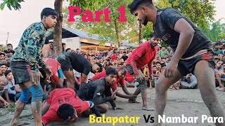 New Ha Du Du Khela 2024  Balapatar Vs Nambar Para  Part 1  SR Traveller Vlogs  Kabaddi Khela [upl. by Amrac278]