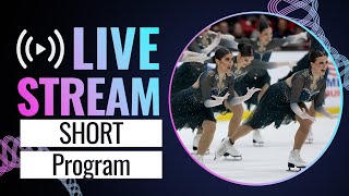 LIVE  Short Program  ISU World Synchronized Skating Championships  Zagreb 2024  WorldSynchro [upl. by Yleoj746]