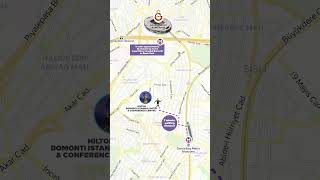 Hilton Istanbul Bomonti Hotel amp Conference Center  Map Video [upl. by Alexandrina]