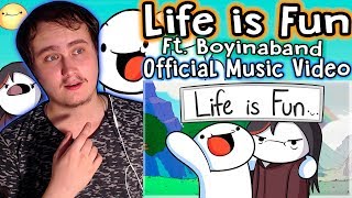 TheOdd1sOut Life is Fun  Ft Boyinaband Official Music Video  Reaction [upl. by Bettye]