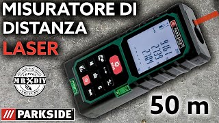 Recensione misuratore di distanza Parkside Lidl Metro laser fino a 50 metri PLEM 50 C2 [upl. by Frederico]