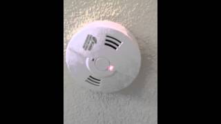 Electric smoke detector test [upl. by Stanfield]