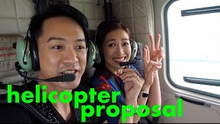 sampj trying a HELiCOPTER proposal 宋熙年陳智燊 示範直升機上求婚 得唔得 [upl. by Natalya]