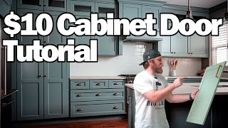 CHEAP and EASY Shaker Cabinet Doors and Drawers  DIY  HOW TO [upl. by Lumpkin]