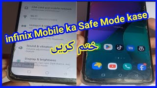 Disable Safe Mode Infinix  infinix me safe mode kaise hataye [upl. by Meluhs]