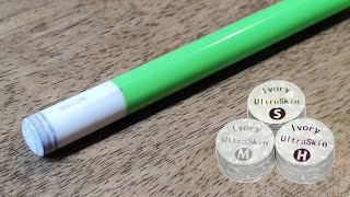 Installing a Ultra Skin Ivory on a Mizerak Pool Cue [upl. by Brandon484]