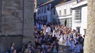 Helston Flora Day 2022  Childrens Dance [upl. by Amedeo]