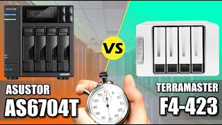 Asustor Lockerstor 4 Gen 2 vs Terramaster F4423 NAS [upl. by Noak]