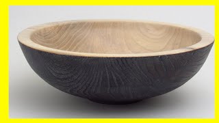 Turn and Burn a Wooden Bowl [upl. by Tingey136]