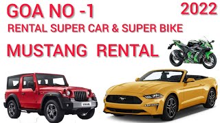 GOA RENTAL CAR AND BIKE PER DAY HOW MUCH  Unclutch Goa Vlog goa supercarsAditraval [upl. by Ivette]