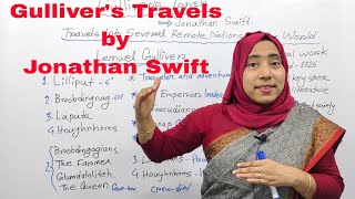 Gulliver’s Travels by Jonathan Swift  Gullivers Travels Summary in Bangla Honours 3rd year [upl. by Olympium]