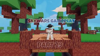 Skywars gameplay part 30  Roblox bedwars [upl. by Renard]