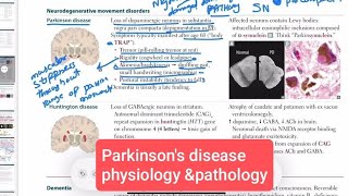 Parkinsons disease physiology amp pathology neurology 100  First Aid USMLE Step 1 in UrduHindi [upl. by Nirak914]