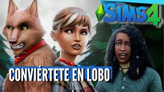 Como CONVERTIR a tu Sim en un HOMBRE LOBO en Los Sims 4 [upl. by Enneirb]