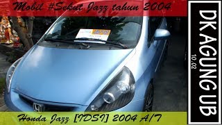 Honda Jazz 2004 Idsi AT Biru Muda  Indonesia Bali [upl. by Aneleairam]