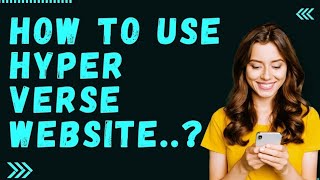 HOW TO USE HYPERVERSE WEBSITE  hyperverse withdrawal deposit joining and rebuy all details here [upl. by Idleman]