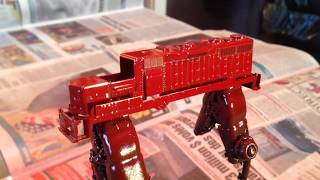 Painting an N scale locomotive CP Rail the easy way [upl. by Welcher447]