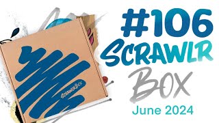 😯my Last Scrawlrbox June 2024 UNBOXING 📦 [upl. by Howarth]