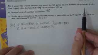 Matemática UNICAMP 2014 2ª Fase  Questão 14 [upl. by Aicilas71]