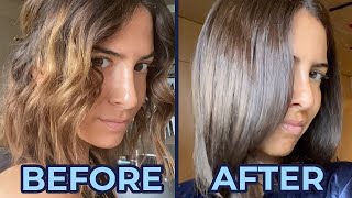 Dyeing My Hair At Home Follow Along With LOreal Excellence Light Ash Brown 61 [upl. by Zurciram58]