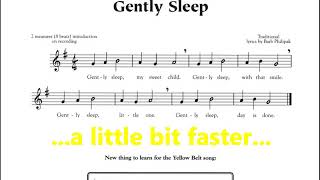 2 Yellow Gently Sleep Recorder Karate [upl. by Danita]