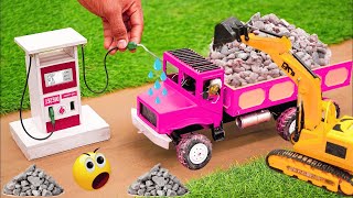 diy diorama making mini grass chopping machine  top 10 diy science project 🚜✨pocofarmcreators [upl. by Akemor144]