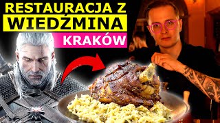 RESTAURACJA Z WIEDŹMINA W KRAKOWIE  ILE KOSZTUJE OBIAD i CO MOŻNA ZJEŚĆ [upl. by Hyps506]