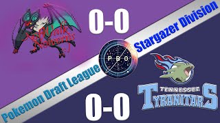 Pokémon Draft League  Norwalk Noiverns VS Tennessee Tyranitars  S7 W1 Stargazer Div [upl. by Htesil]