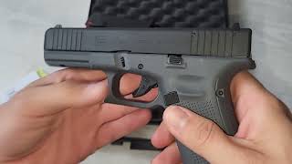 Glock 17 Gen5 Tungsten Grey  Review  9mmPAK  PTB 1068 [upl. by Niarda]