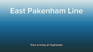 East Pakenham Line Service Announcements ￼ [upl. by Aidni]